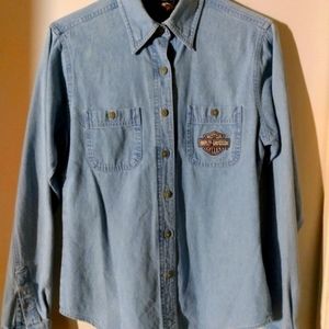Harley-Davidson Woman's Denim Shirt